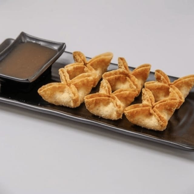 Crab Cheese Wonton Tray.