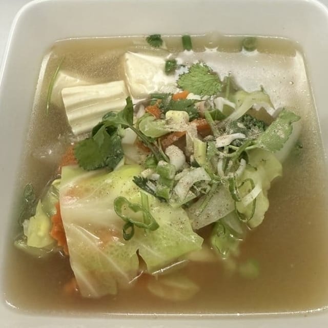 Tofu & Vegetable Soup.