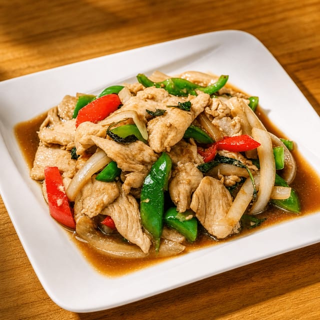 Gaprow (Spicy Basil Leaves).