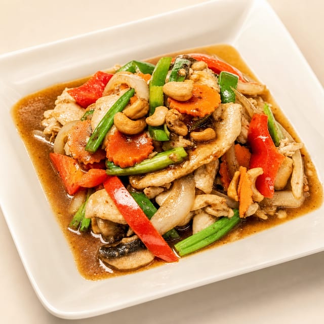 Cashew Nuts Mango Shrimp.