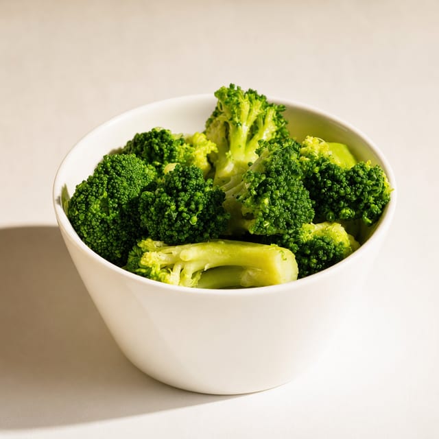 Steamed Broccoli.